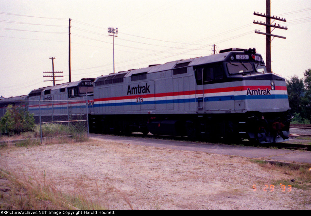 AMTK 376 & 380 are power for the display train